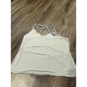 Victoria's Secret Strappy Back V-Neck Camisole Tank Top Light Blue XL